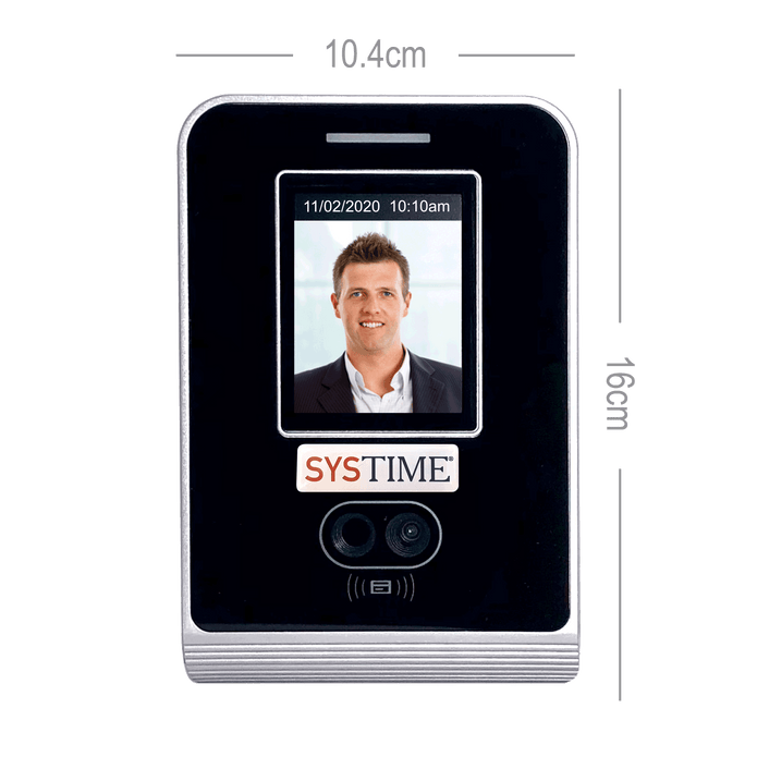Extra Face Recognition and RFID Time Clock with WIFI and TCP/IP for Systime CLOUD Model FE2703